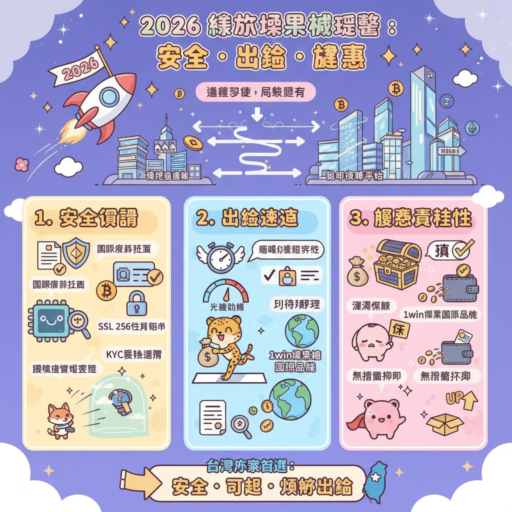 2026年娛樂城推薦終極評比：安全、出金、優惠三大關鍵一次看