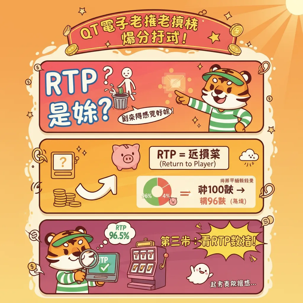 掌握QT電子老虎機爆分技巧與RTP機臺勝率分析