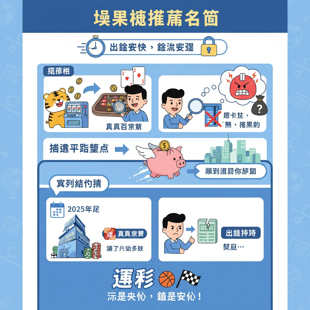 想玩得安心？從娛樂城推薦名單看真人百家樂與老虎機的出金速度與金流安全